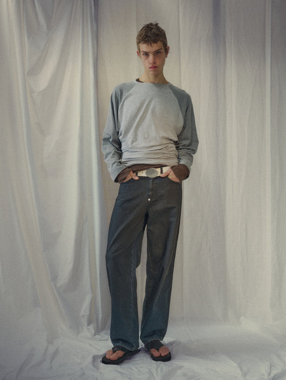 Overdyed fade denim