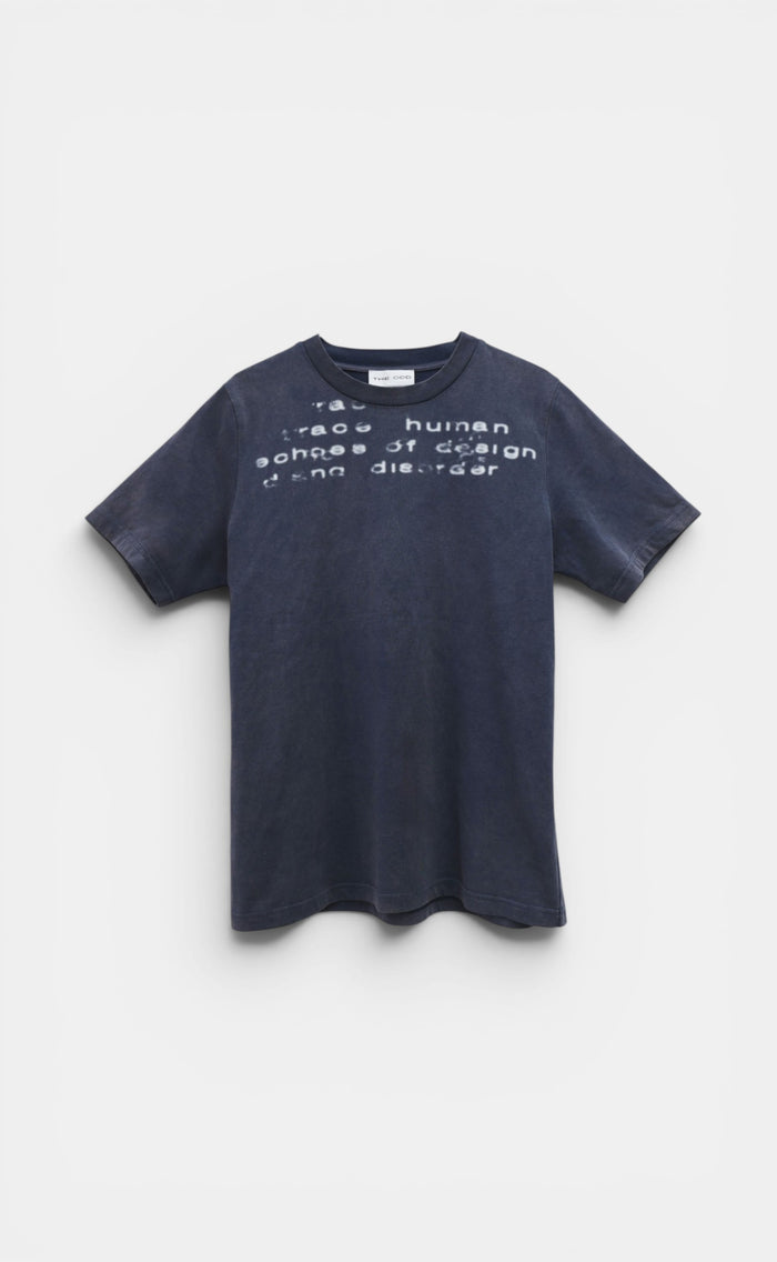 Camiseta ajustada con estampado desgastado